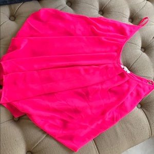 hot pink naked zebra tank top